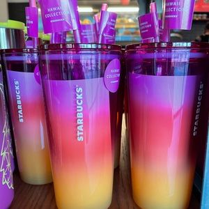 Starbucks Hawaiian sun set ombré tumbler